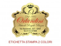 Etichette adesive per articoli da regalo e casalinghi (mm 41X38)   (cod.8L )